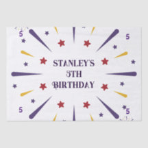 Fun Colourful Star Birthday Party