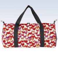 Fun Colourful Watercolor Cat Pattern