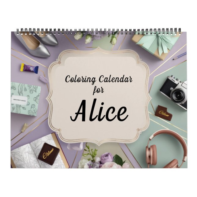 Fun Colouring Calendar (Cover)