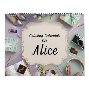 Fun Colouring Calendar