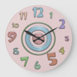 Fun Colours Wall Clock