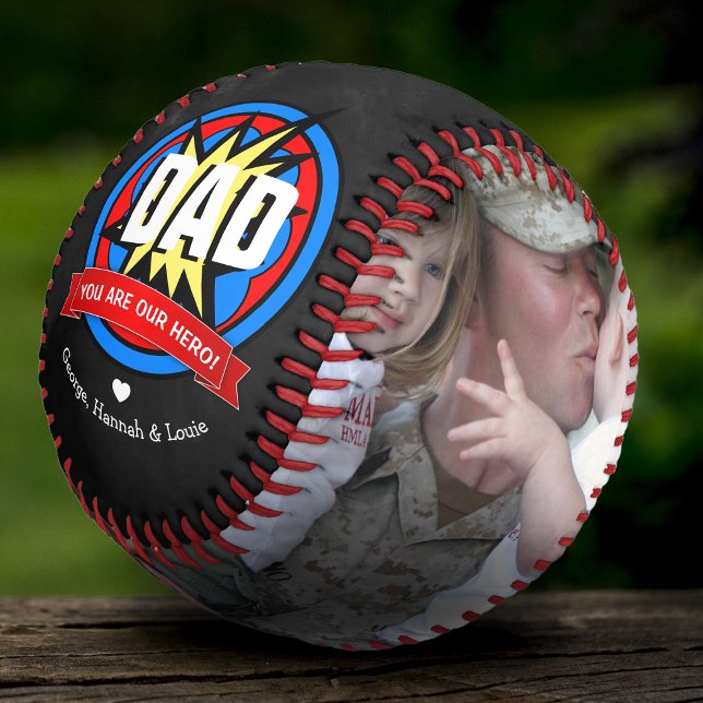 Fun Comic You Are Our Hero! Dad | Father's Day Baseball (Creator Uploaded)