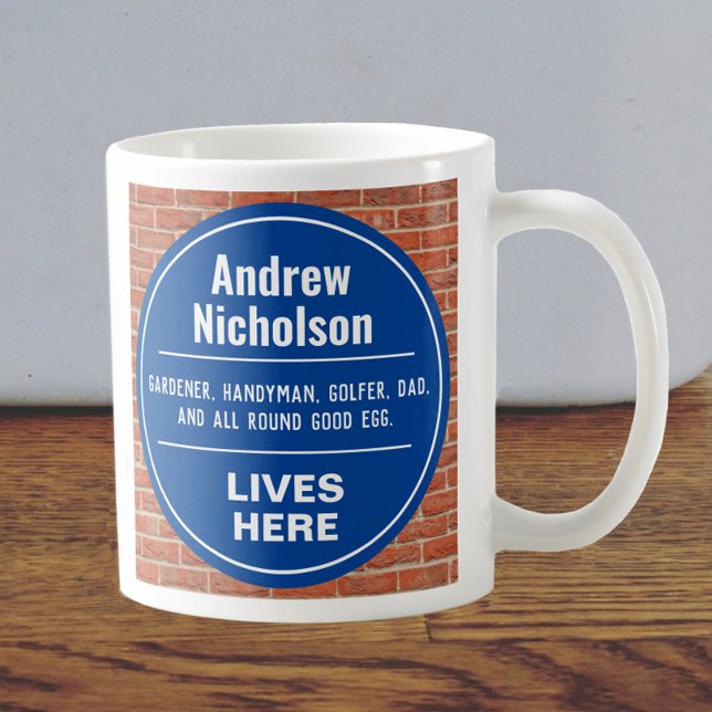 Fun Commemorative Style Wall Plaque Coffee Mug (Creator Uploaded)