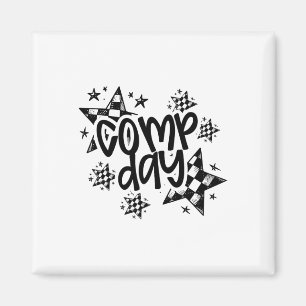 Fun Comp Day Cheerleading Competition Day Cheer Co Magnet