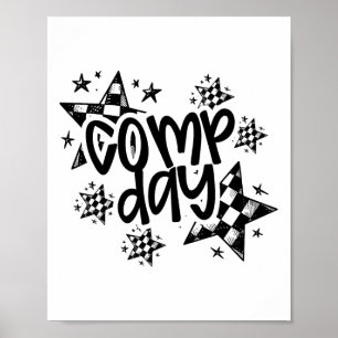 Fun Comp Day Cheerleading Competition Day Cheer Co Poster