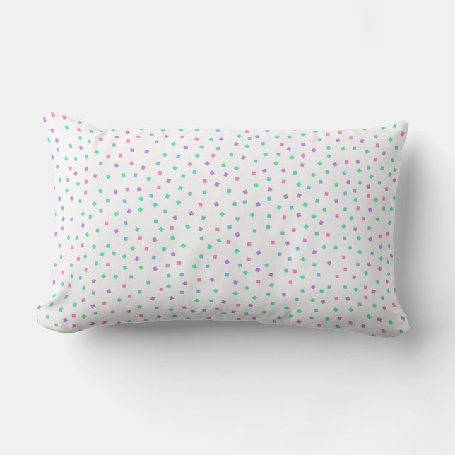 Fun Confetti Throw Pillow (Front)