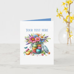 Fun cookies in a jar customisable card