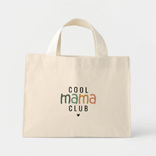 Fun Cool Mama Club, Mum Gift Mini Tote Bag