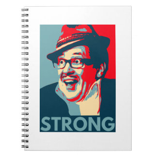 Fun Count Arthur Strong spiral notebook