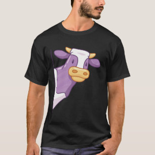 Fun cow as a fun cow motif for farmers and farmers T-Shirt