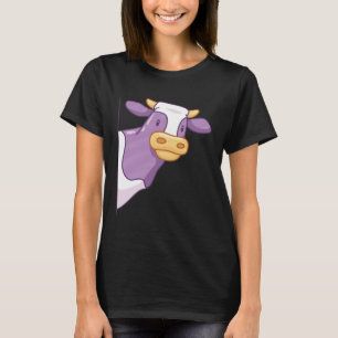 Fun cow as a fun cow motif for farmers and farmers T-Shirt