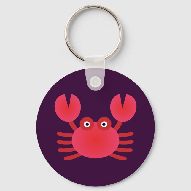 Fun Crab Key Ring (Front)