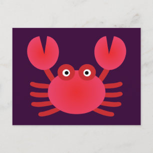Fun Crab Postcard