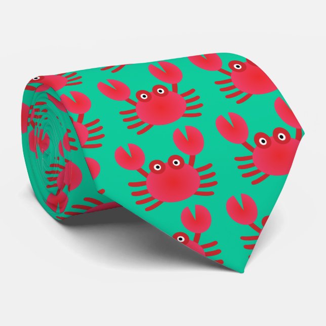 Fun Crab Tie (Rolled)