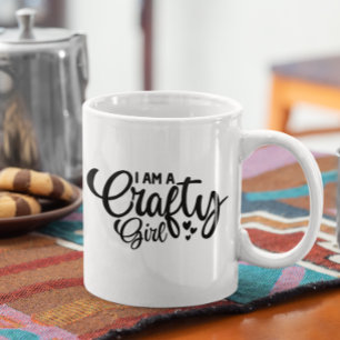 Fun Crafty Girl Coffee Mug
