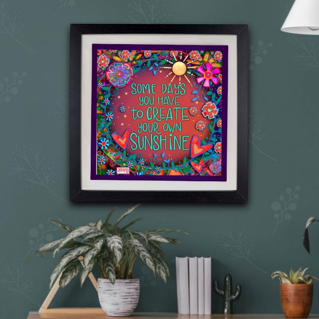 Fun Create Your Sunshine Quote Inspirivity Poster (Creator Uploaded)