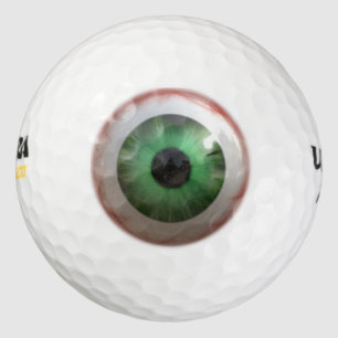 Fun Creepy Green Eye-ball - Weird Golf Balls