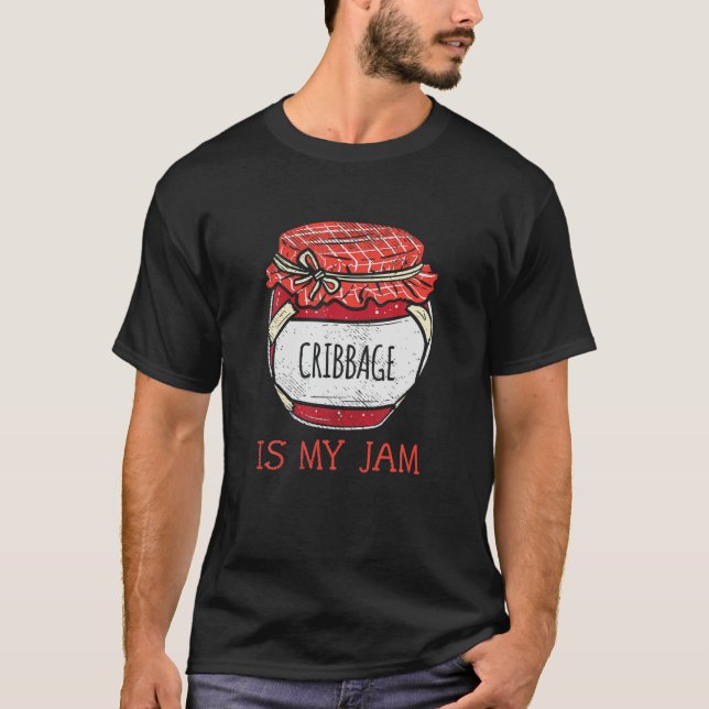 Fun Cribbage Card Game Lover Meme | Cute Cribbage T-Shirt (Front)