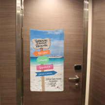FUN Cruise Ship Decor Custom Cruise Door - 4 Ports