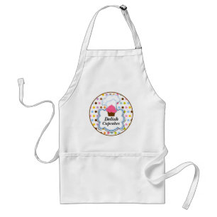 Fun Cupcake & Baker's Hat Personalised Apron