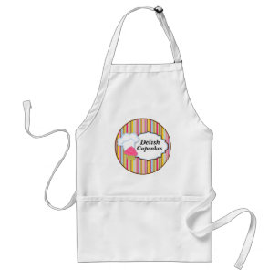 Fun Cupcake & Baker's Hat Personalised Apron