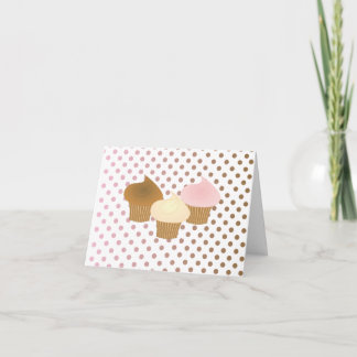 Fun Cupcake Trio Card