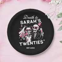 Fun Custom Death to your Twenties Birthday Party