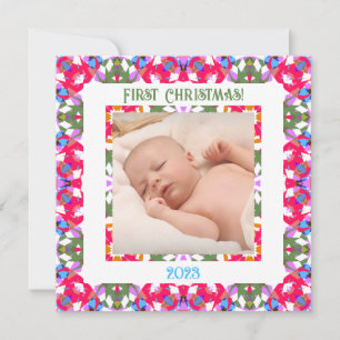Fun Custom Holly Jolly Christmas Bright Photo Gift