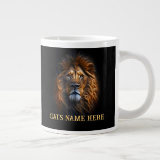 Fun Custom "I Love My Cat" Lion Speciality Mug