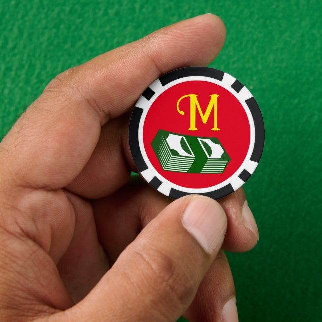 FUN! 🎲 Custom Initial Money Chip (Hand)