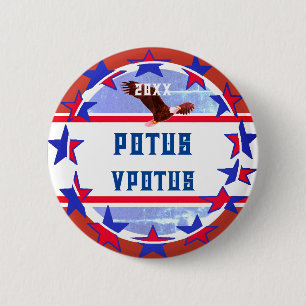 Fun Customisable Campaign Election POTUS 6 Cm Round Badge