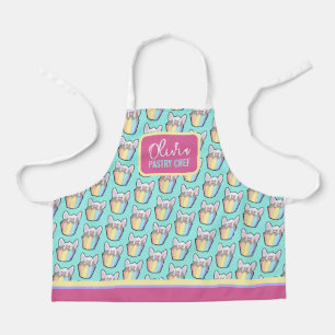 Fun Customisable Cupcake Kitchen Apron for Kids