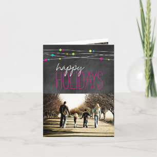 Fun Customisable Happy Holidays Greeting Card
