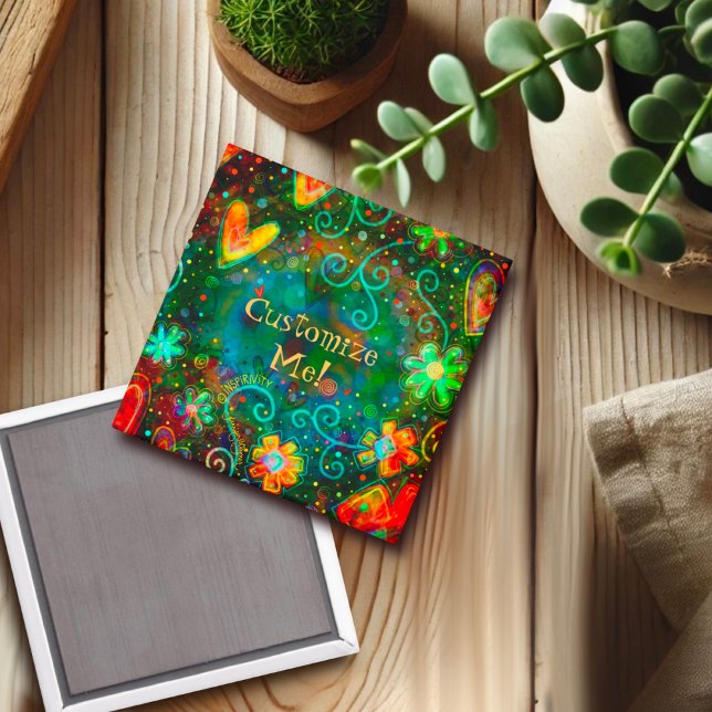 Fun Customise Your Own Pretty Inspirivity Magnet (Creator Uploaded)