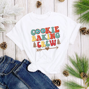 Fun Cute Cookie Baking Crew Christmas Women's T-Shirt