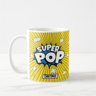 Fun Cute 'Corny' SUPER POP! Popcorn Pun   Pop Art Coffee Mug