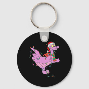 Fun Cute Dragon Figment Lights Christmas Key Ring