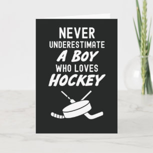 Fun Cute Hockey Cards For Boys For Kids Player 