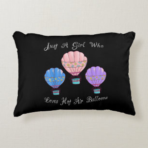 Fun Cute Hot Air Balloon Decorative Cushion