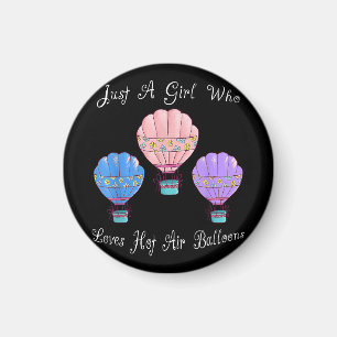 Fun Cute Hot Air Balloon Magnet