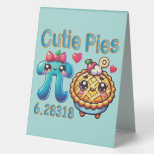 Fun “Cutie Pies” Cute Pi Symbol & Pie Pun
