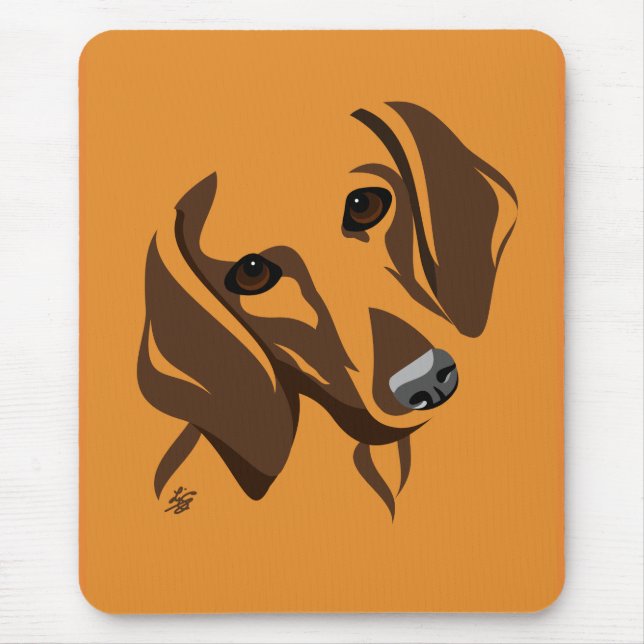 Fun Dachshund Mousepads (Front)