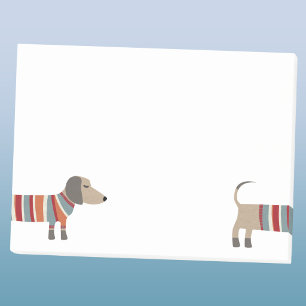 Fun Dachshund Wiener Dog Post-it Notes