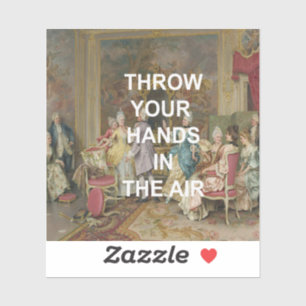 Fun Dance Floor Quote + Victorian Oil Painting