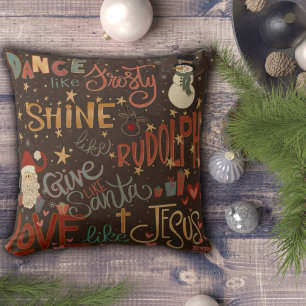 Fun Dance like Frosty Inspirivity Pillow