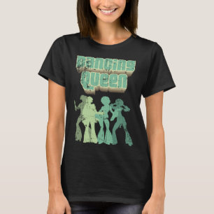 Fun Dancing Queen Disco Party Retro Distressed T-Shirt