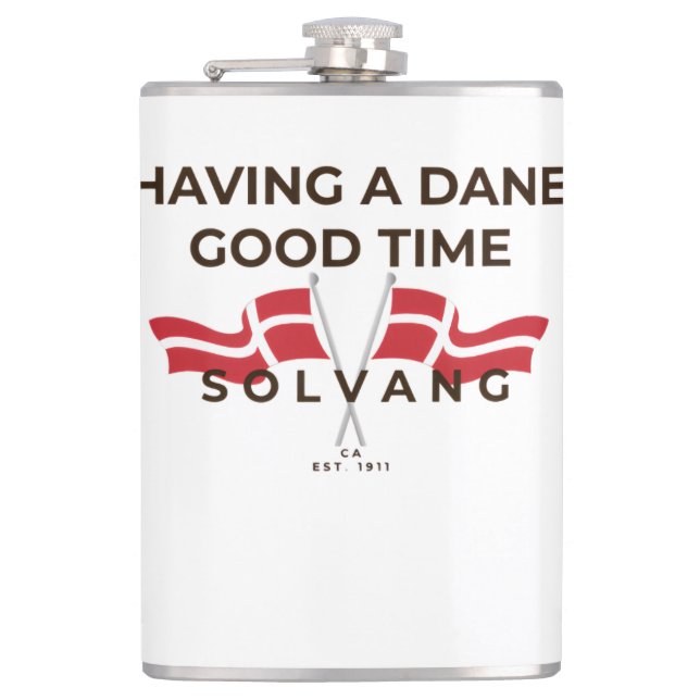 Fun Danish Mug Hip Flask (Front)