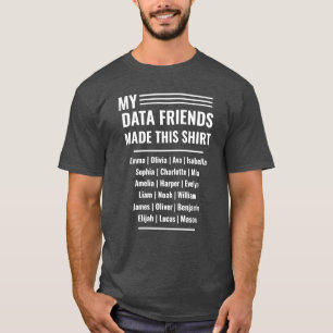Fun Data Science T-Shirt with Group Names