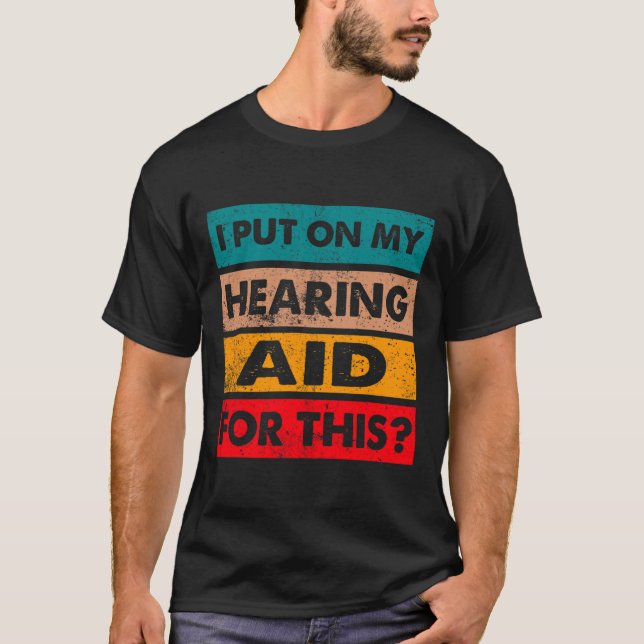 Fun Deaf Pride Awareness Sign Languages Hearing Ai T-Shirt (Front)