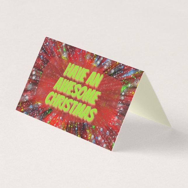 Fun Design 25 Pack Christmas Cards (Front)